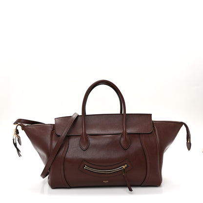 Celine Supple Shiny Lambskin Medium Smiling New Luggage Brick 1 of 9