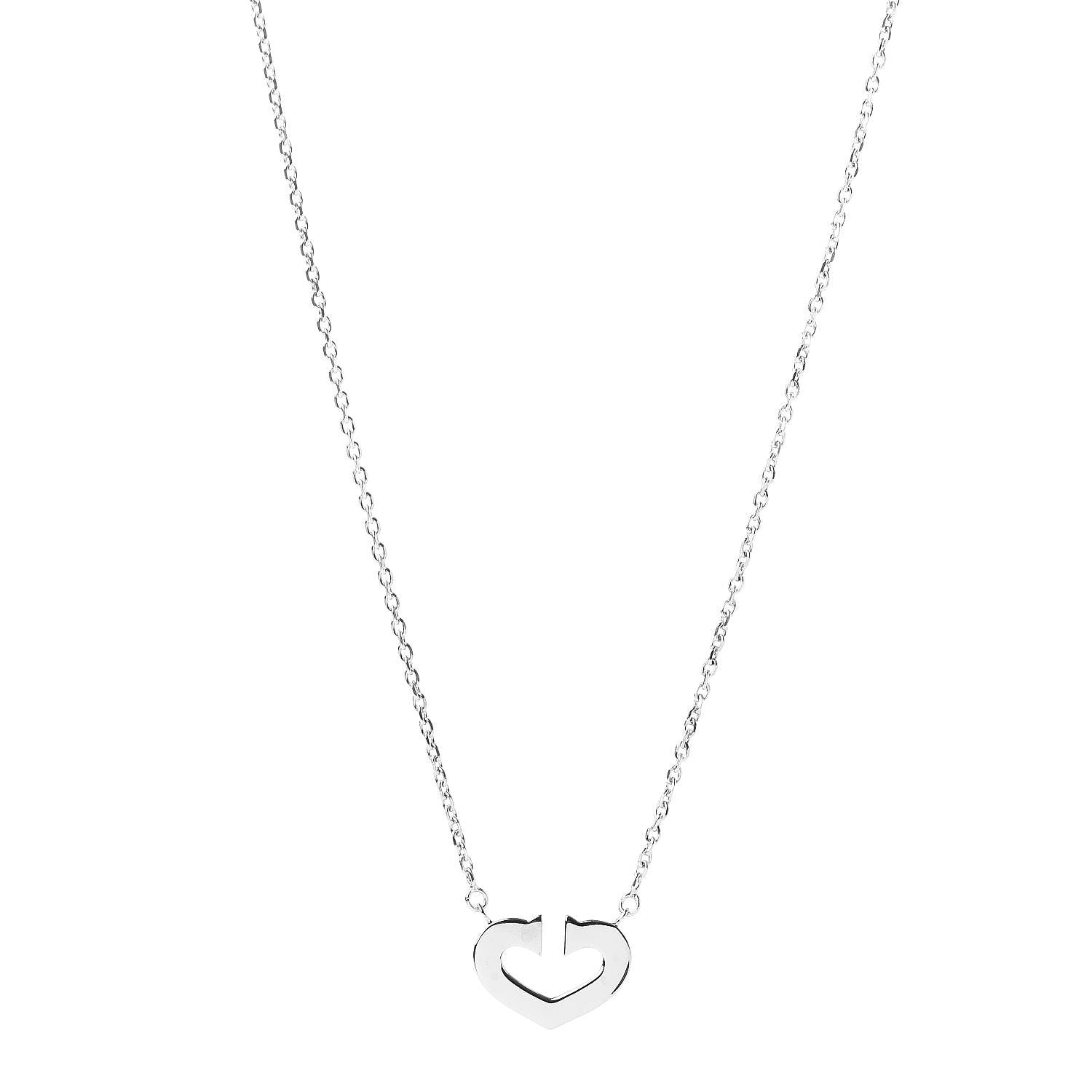 Cartier 18K White Gold Medium Hearts and Symbols Necklace 1 of 4