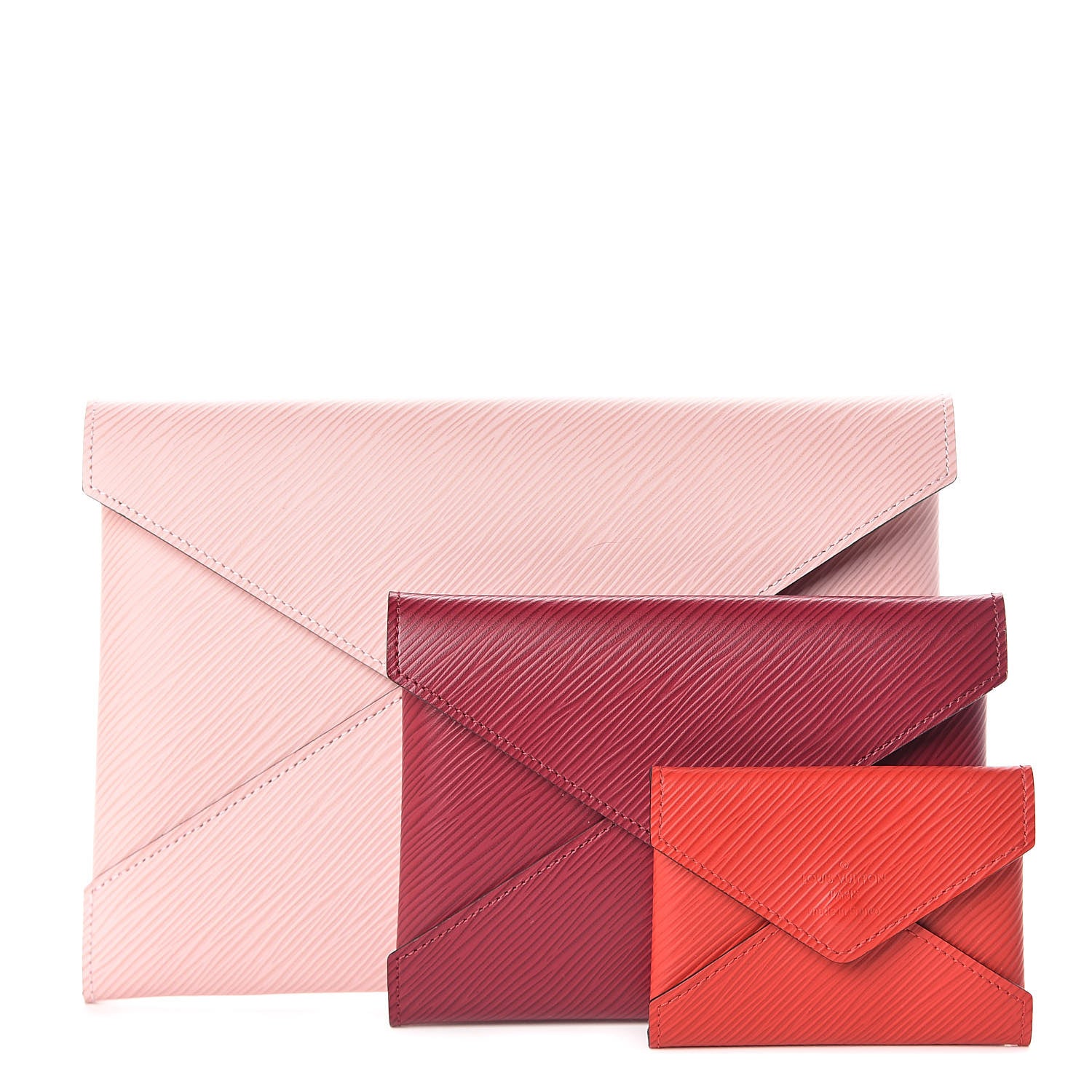 Louis Vuitton Epi Kirigami Pochette Set Rose Ballerine Fuchsia Coquelicot 1 of 8