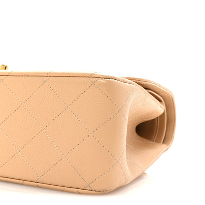 Chanel Caviar Quilted Jumbo Double Flap Beige 10 of 10