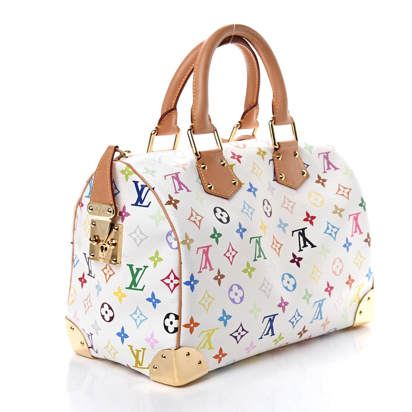 Monogram Multicolor Speedy 30 White