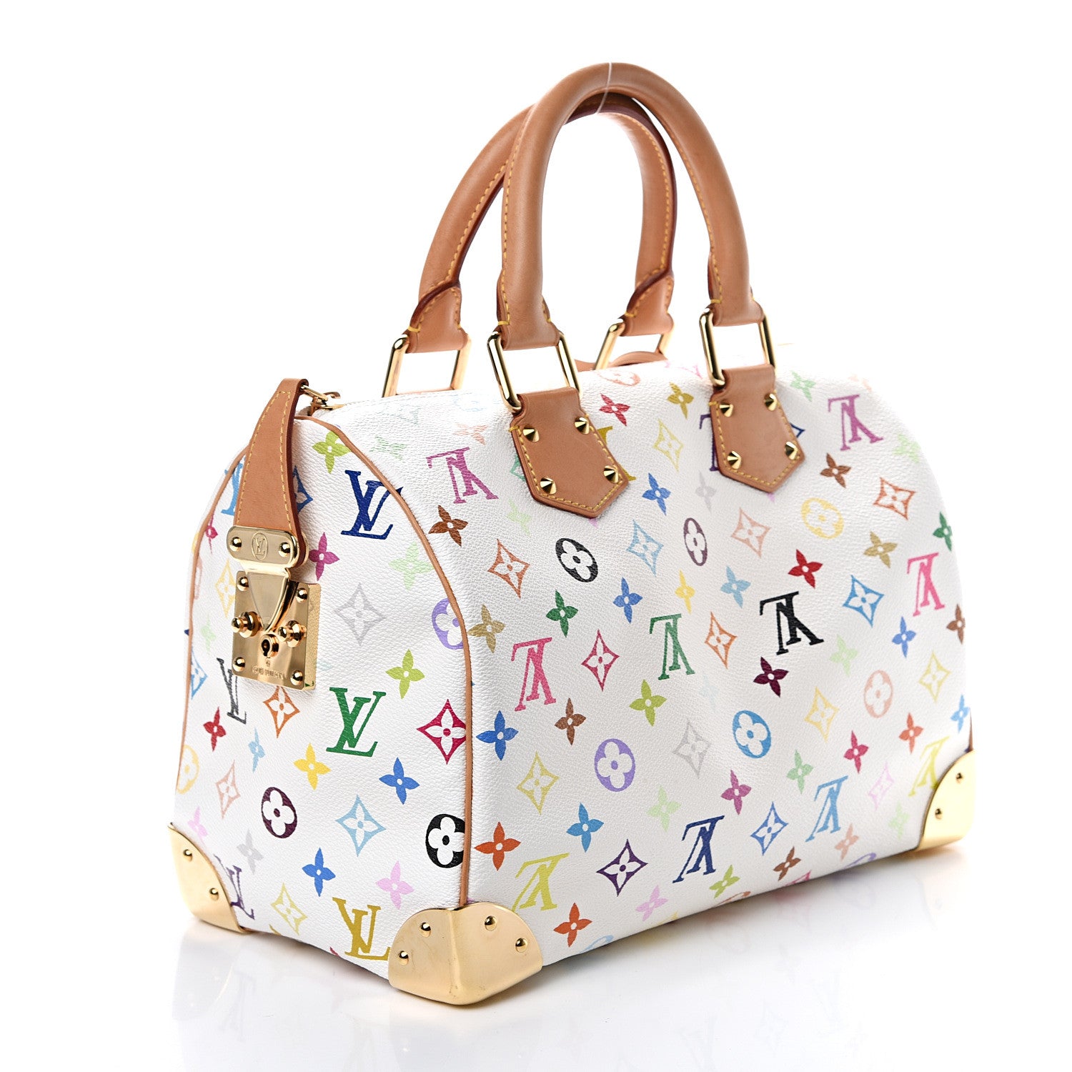 Louis Vuitton Monogram Multicolor Speedy 30 White 2 of 12