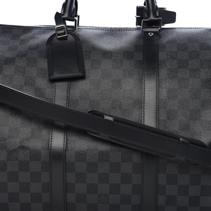 Louis Vuitton Damier Graphite Keepall Bandouliere 55 6 of 9