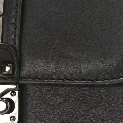 Valentino Garavani Vitello Small Glam Lock Rockstud Flap Black 9 of 11