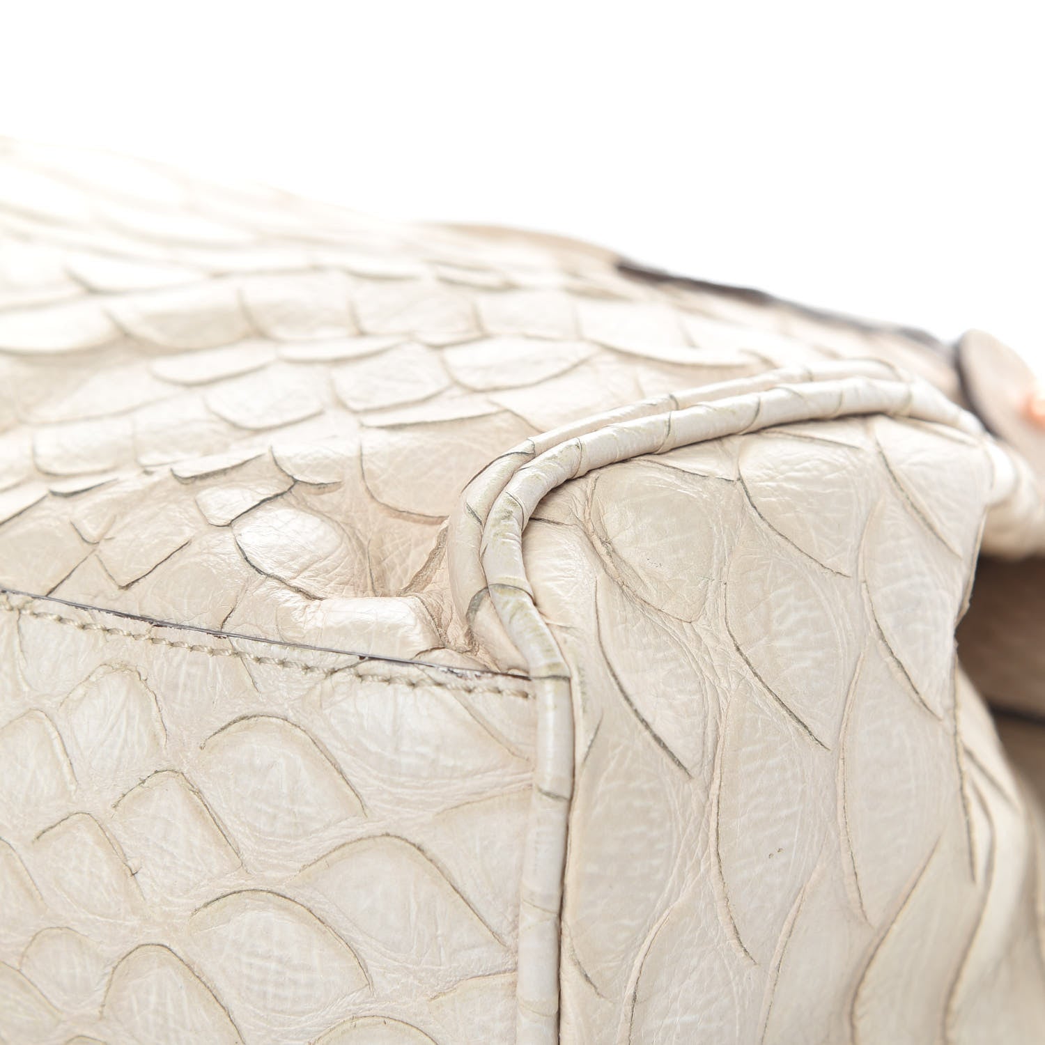 Mulberry Python Embossed Calfskin Medium Alexa White 12 of 19
