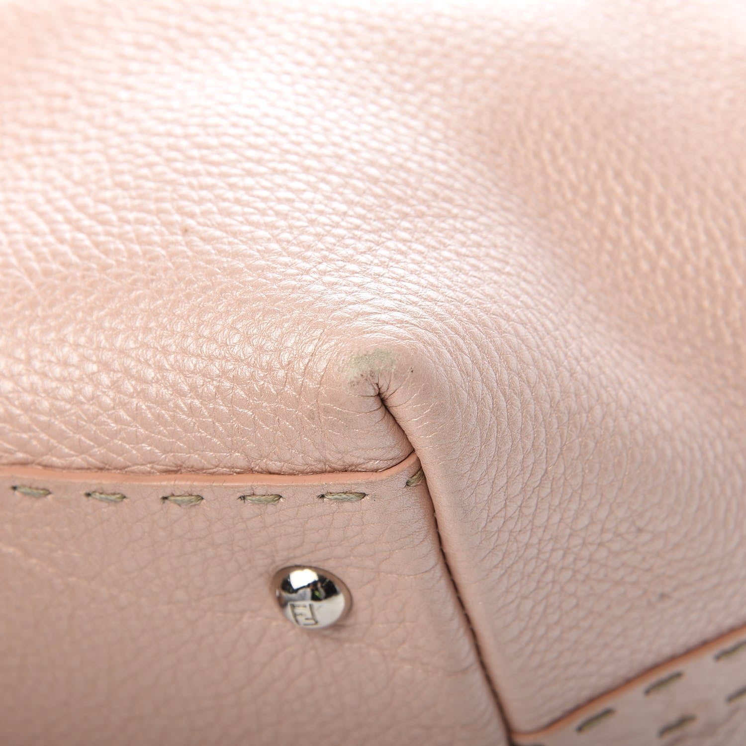 Fendi Cuoio Romano Selleria Adele 1328 Bag Cipria 14 of 21