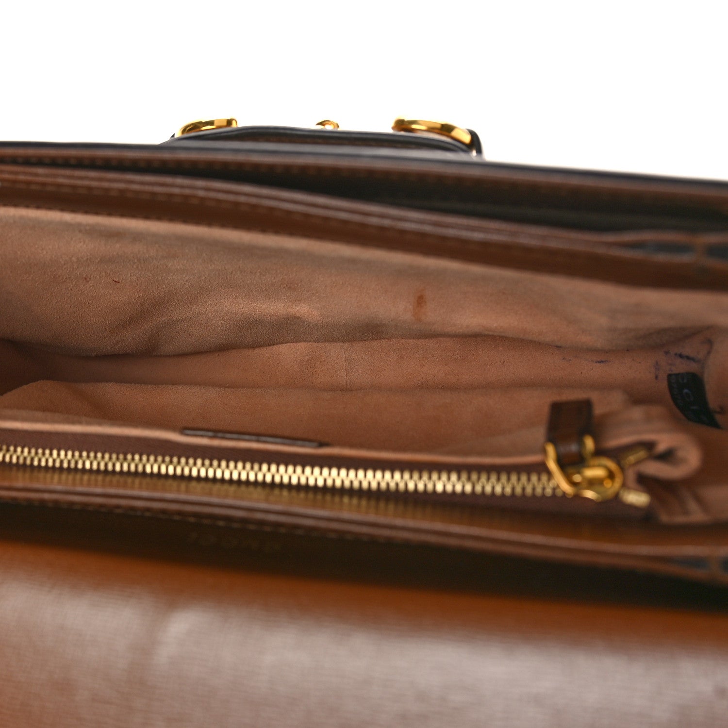 Gucci GG Supreme Monogram Horsebit 1955 Shoulder Bag Beige Brown Sugar 5 of 9