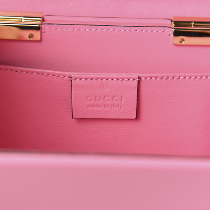 Gucci Plexiglass Mini Sylvie 1969 Top Handle Bag Pink 8 of 10