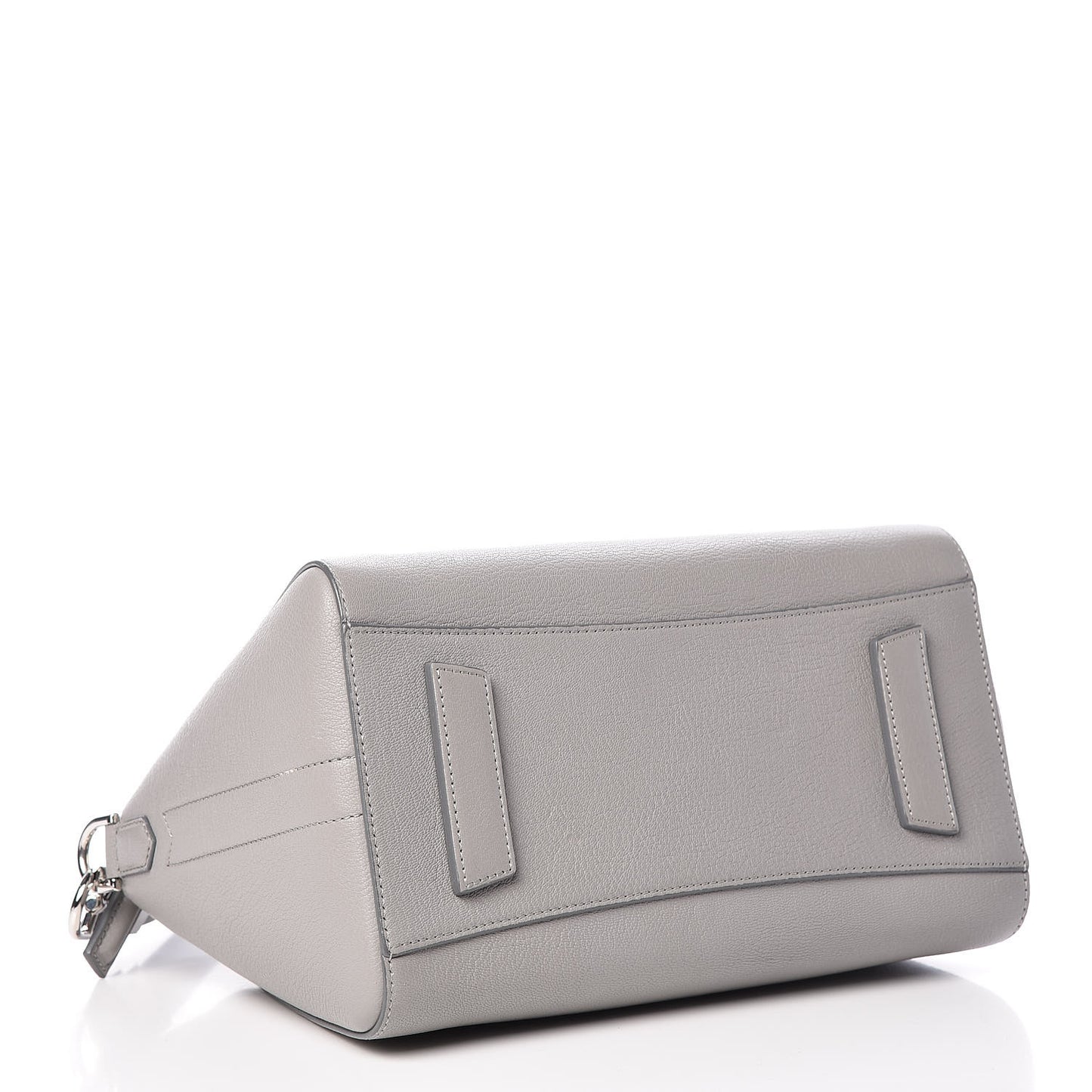 Sugar Goatskin Small Antigona Pearl Grey