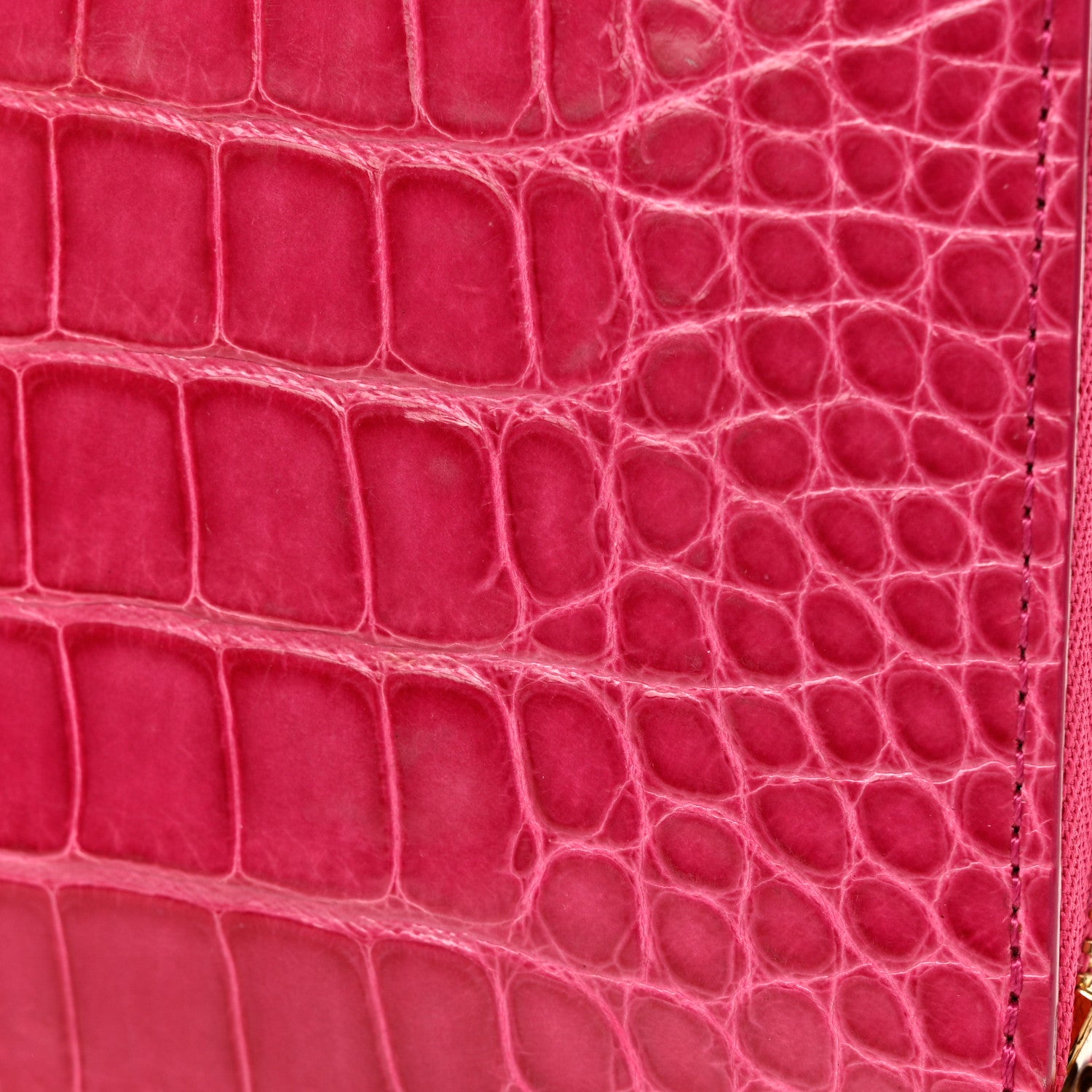 Louis Vuitton Crocodile Zippy Wallet Fuchsia 15 of 16