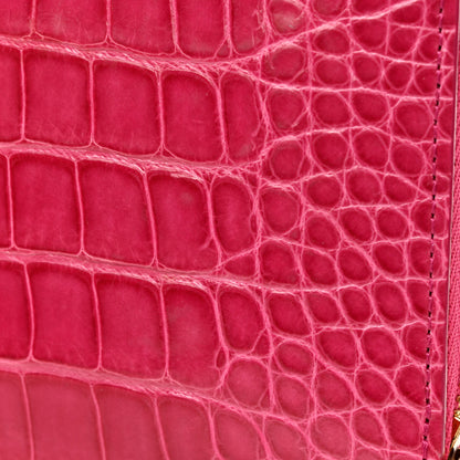Louis Vuitton Crocodile Zippy Wallet Fuchsia 15 of 16