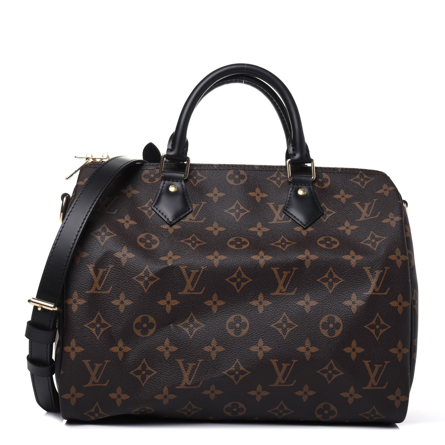 Monogram My World Tour Speedy Bandouliere 30 Black
