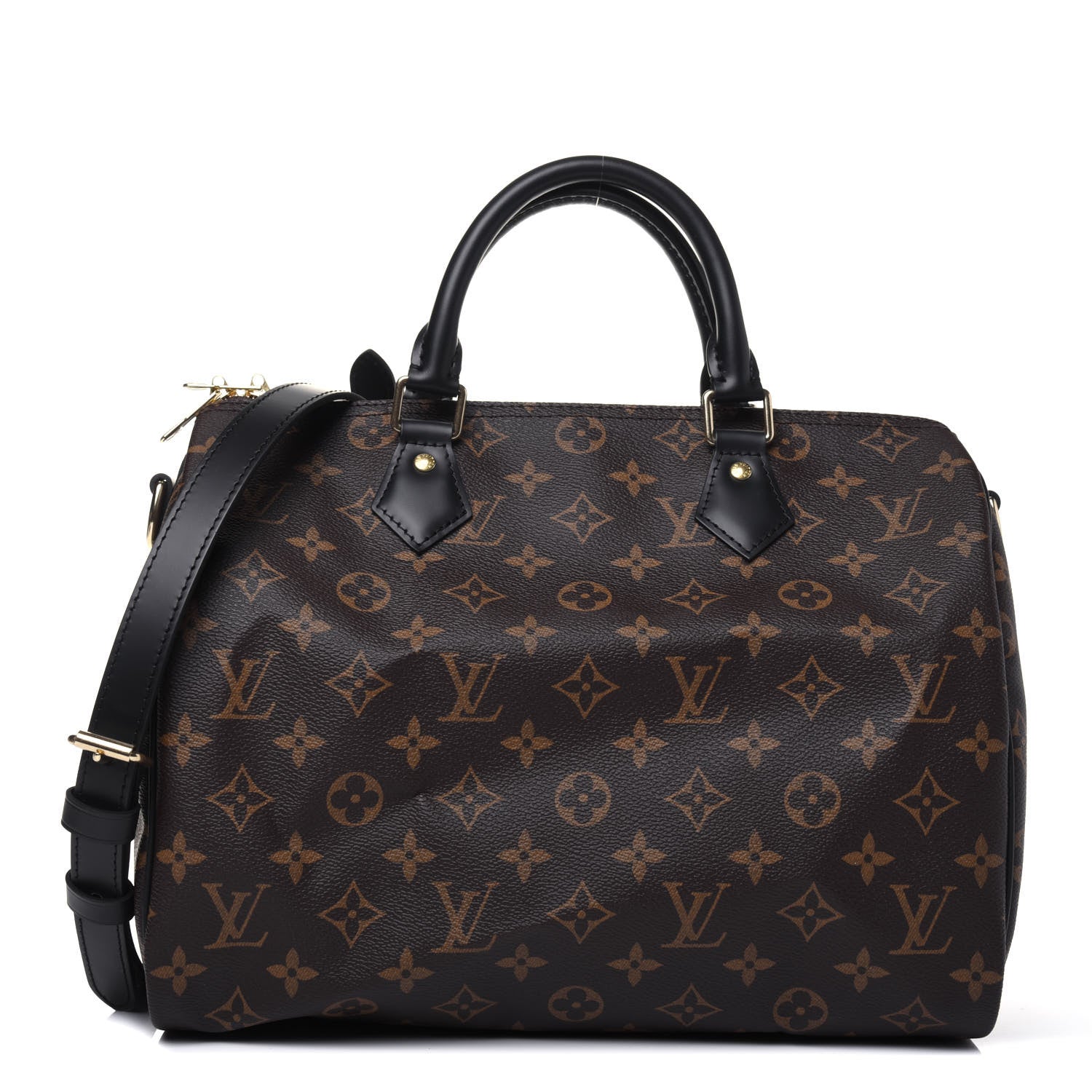 Louis Vuitton Monogram My World Tour Speedy Bandouliere 30 Black 1 of 15