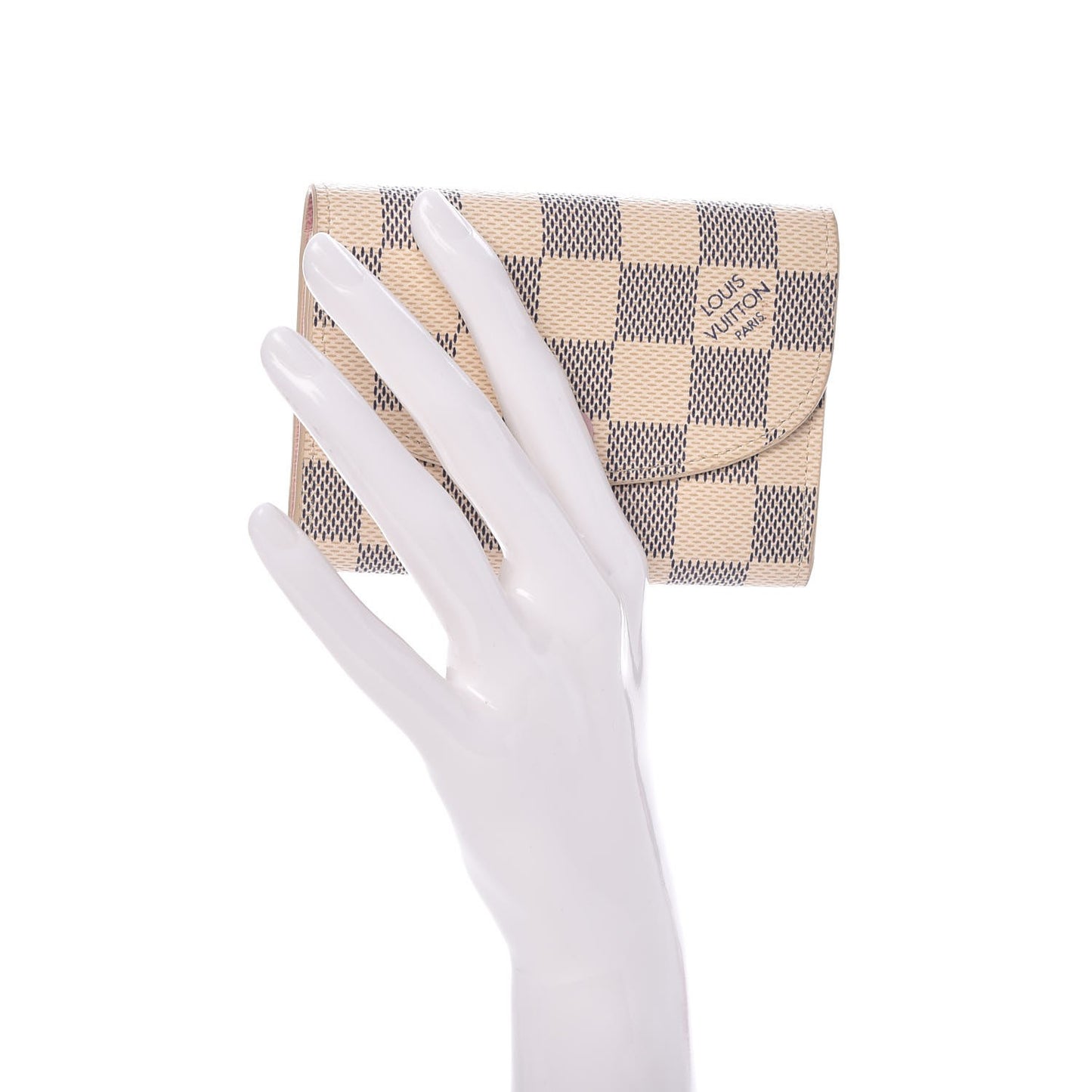 Damier Azur Rosalie Coin Purse Rose Ballerine