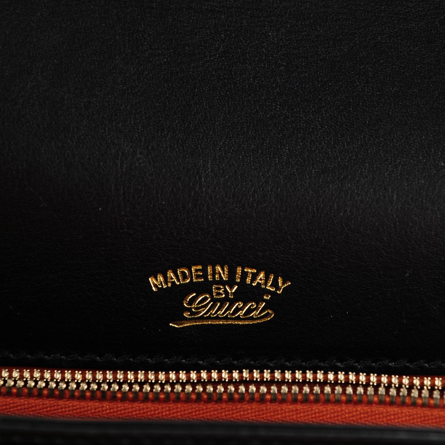 Gucci Nubuck Medium 1973 Shoulder Flap Bag Black 6 of 8