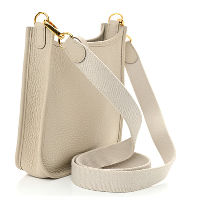 Hermes Taurillon Clemence Amazone Evelyne TPM Nata Craie 3 of 10