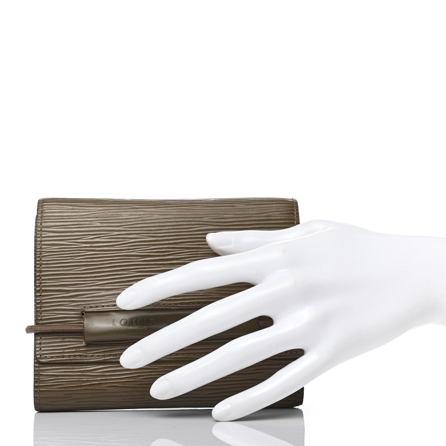 Epi Porte-Monnaie Elastique Wallet Pepper