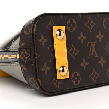 Louis Vuitton Vernis Epi Monogram Alma BB Bitume Metallise 7 of 10