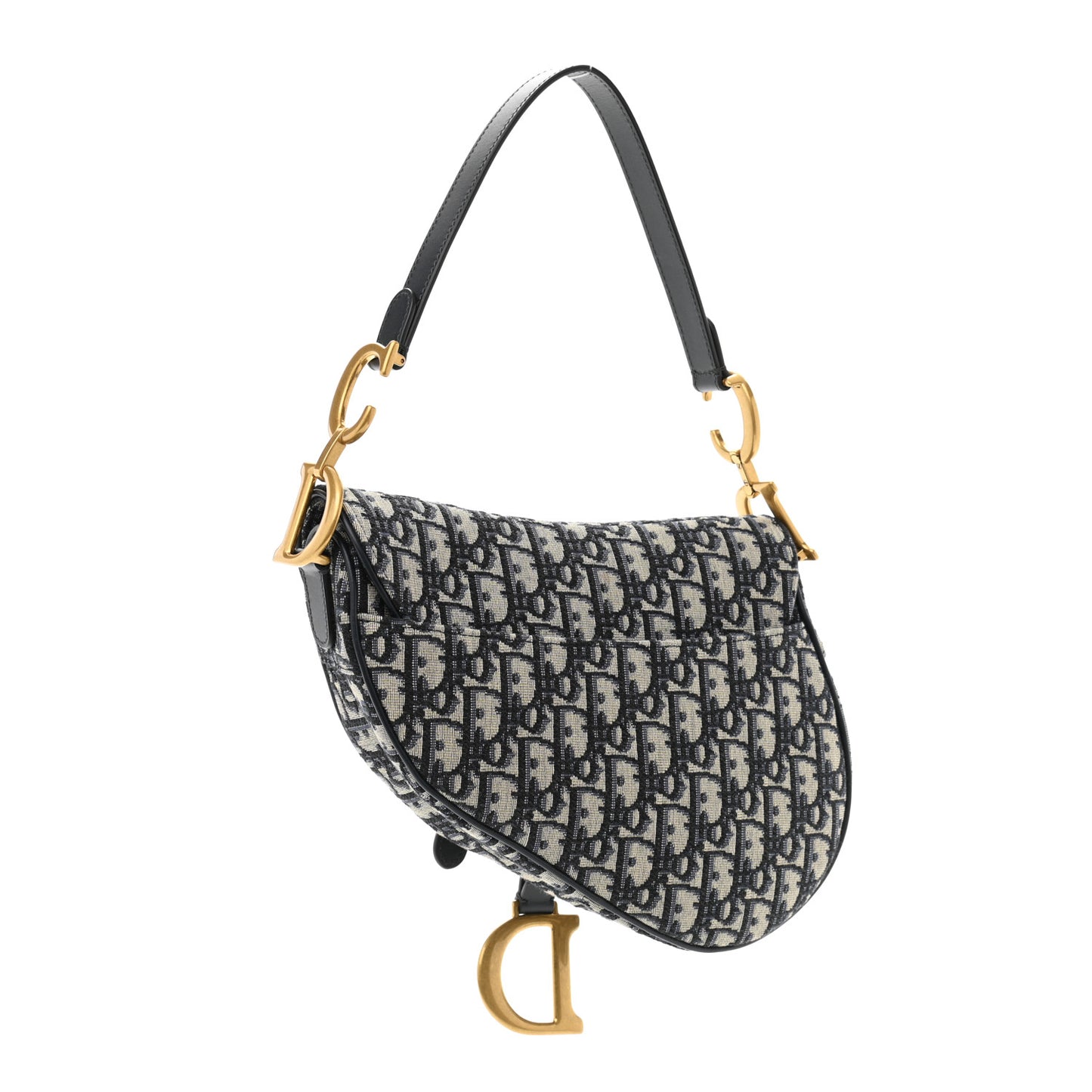 Oblique Saddle Bag Blue