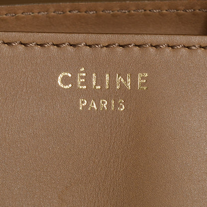 Celine Smooth Calfskin Shrunken Lambskin Mini Tri-Color Luggage Chalk 6 of 8