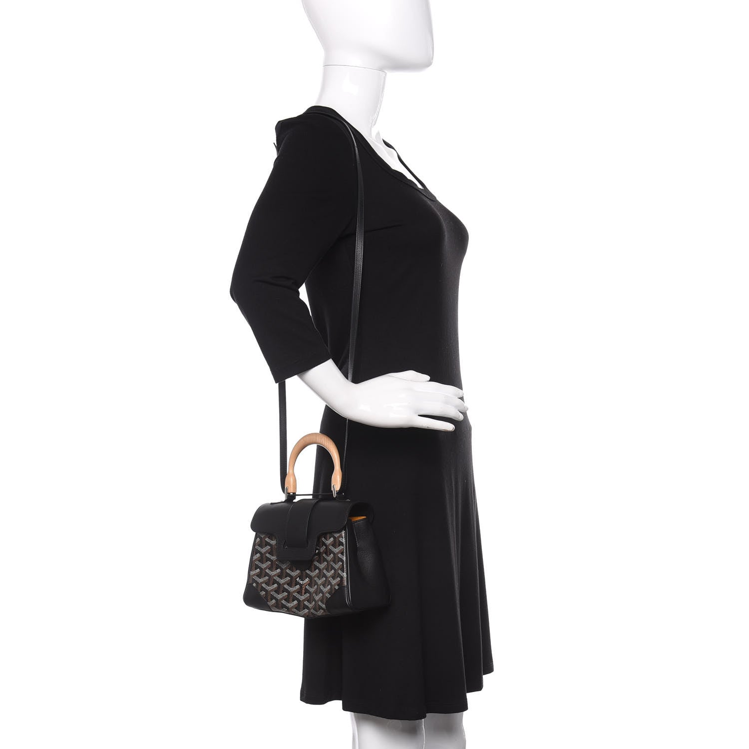 Goyard Goyardine Mini Saigon Black 2 of 8
