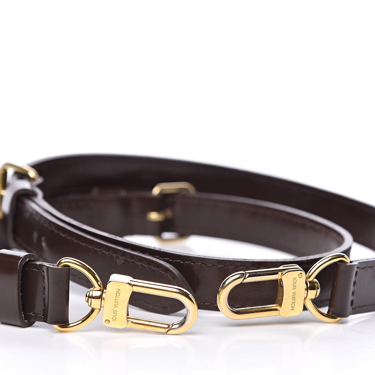Louis Vuitton Calfskin Adjustable Speedy Bandouliere Shoulder Strap Brown 4 of 5