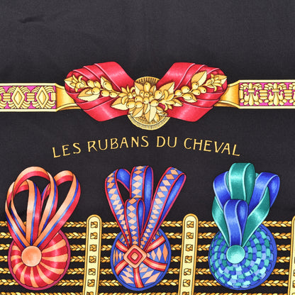 Hermes Silk Les Rubans Du Cheval Scarf 90 2 of 5