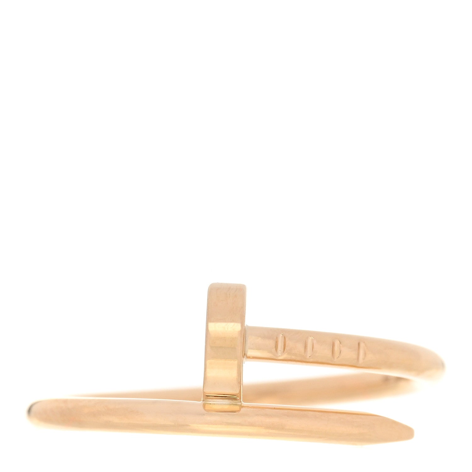 Cartier 18K Yellow Gold Small Juste Un Clou Ring 54 7 1 of 5