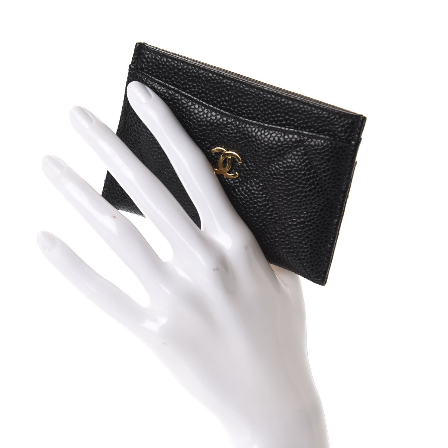 Chanel Caviar Quilted Card Holder Black 2 of 9