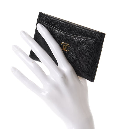 Chanel Caviar Quilted Card Holder Black 2 of 9