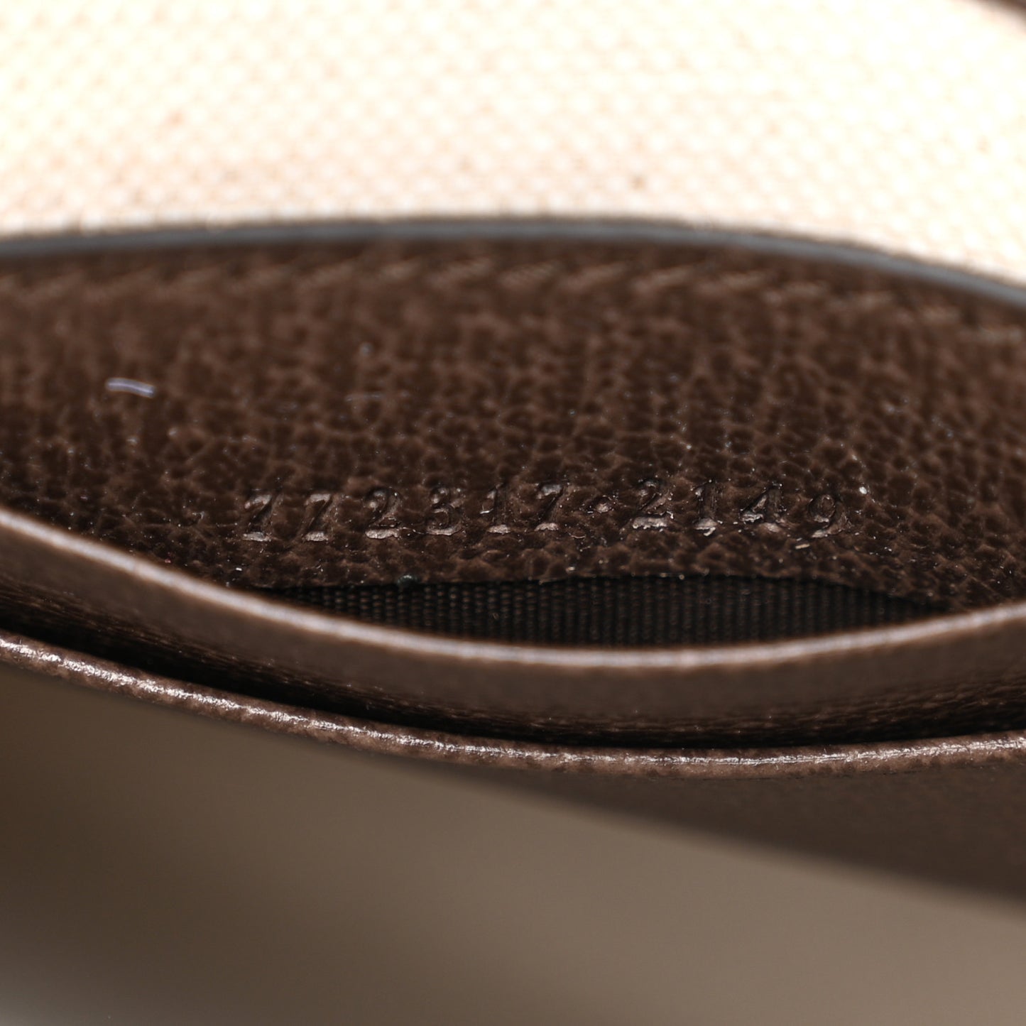 GG Supreme Monogram Textured Dollar Calfskin Web Super Mini Ophidia Mini Tote Bag Beige Ebony New Acero