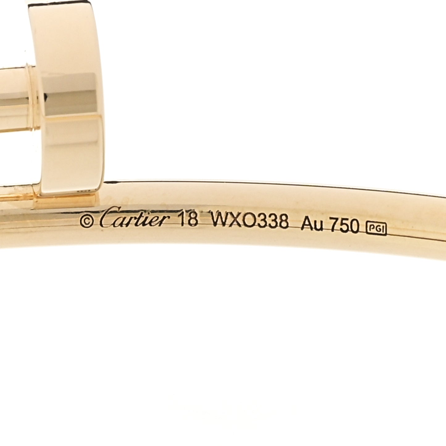 18K Yellow Gold Small Juste Un Clou Bracelet 18