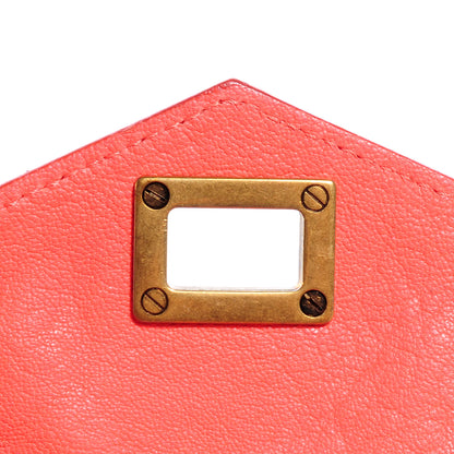 Proenza Schouler Leather PS1 Pouch Messenger Bag Neon Coral 9 of 13