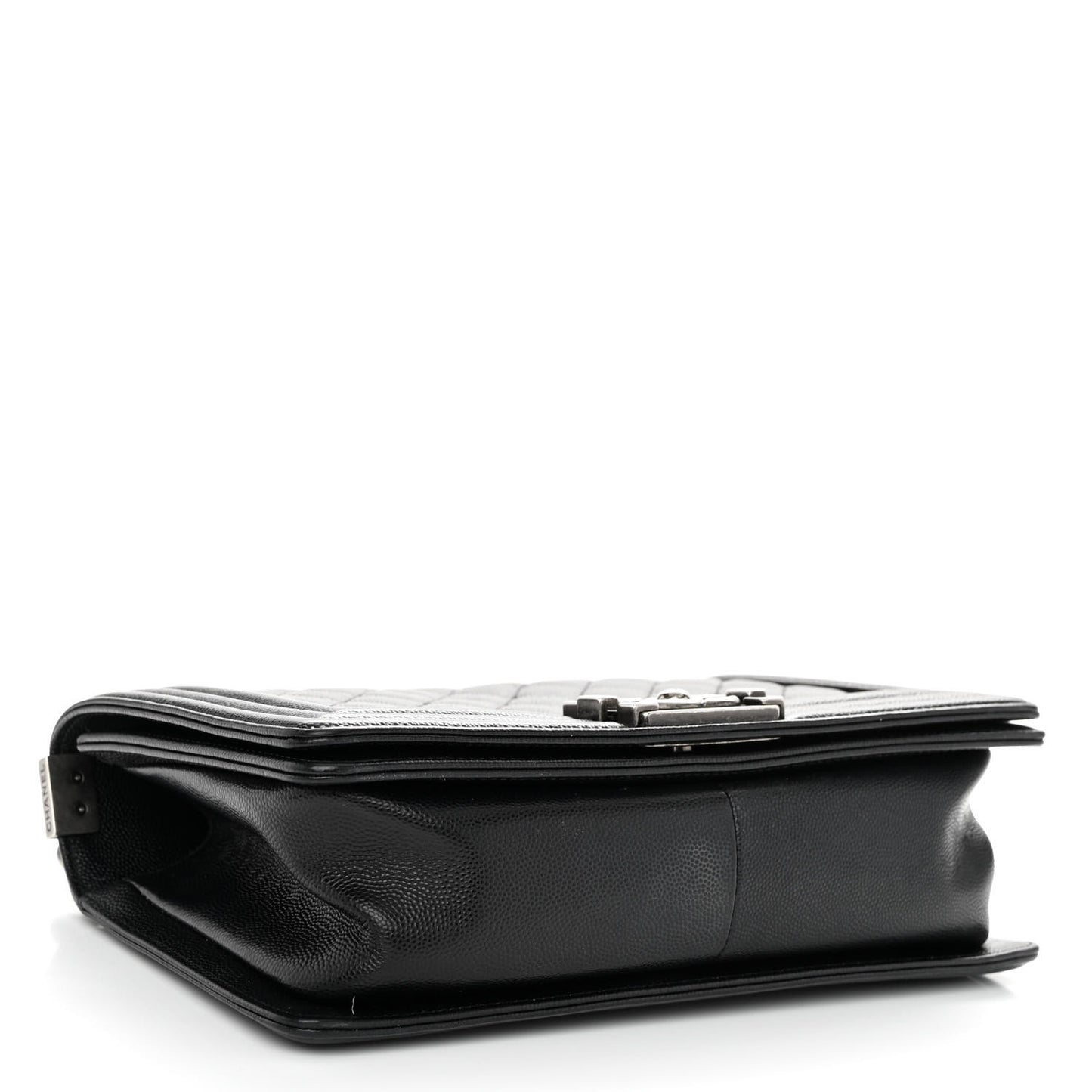 Caviar Quilted Medium Boy Flap Black