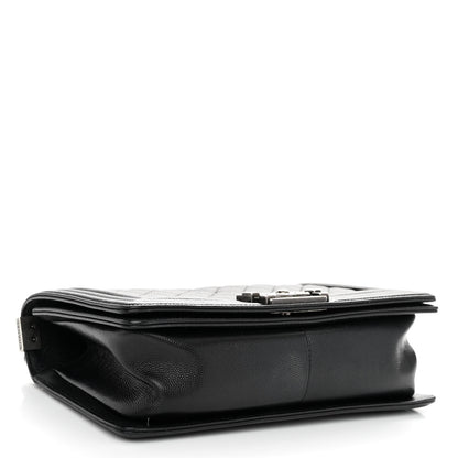 Chanel Caviar Quilted Medium Boy Flap Black 4 of 10