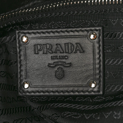 Prada Nappa Frills Tote Black 6 of 9