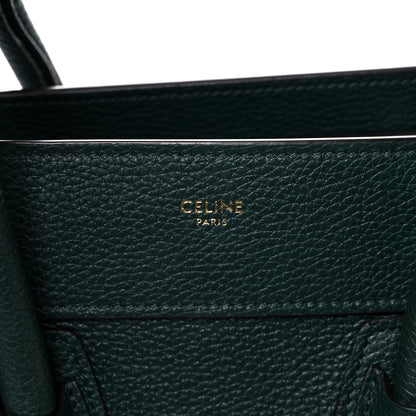 Celine Drummed Calfskin Micro Luggage Amazone 9 of 11