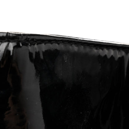 Chanel Patent Quilted Large Shopping Tote Black 17 of 18