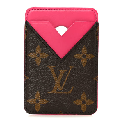 Louis Vuitton Monogram Macassar Magnetic Card Holder Pondichery Pink 1 of 7