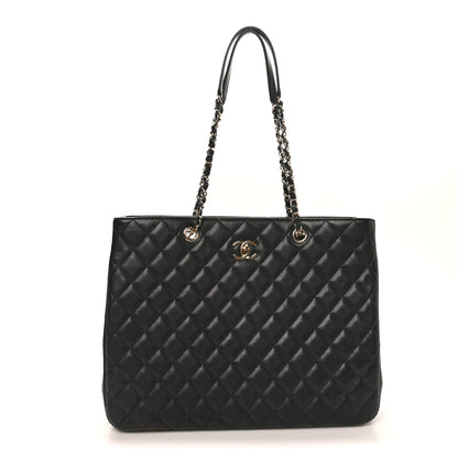 Chanel Caviar Quilted Large Shopping Tote Black 1 of 9