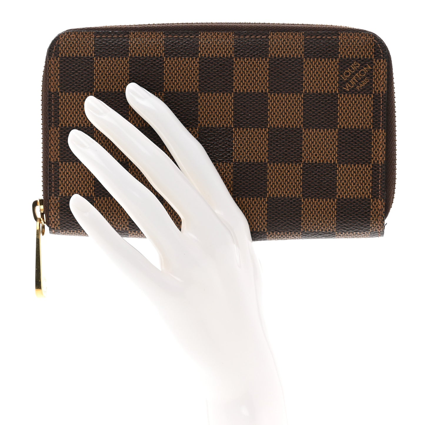 Damier Ebene Zippy Compact Wallet