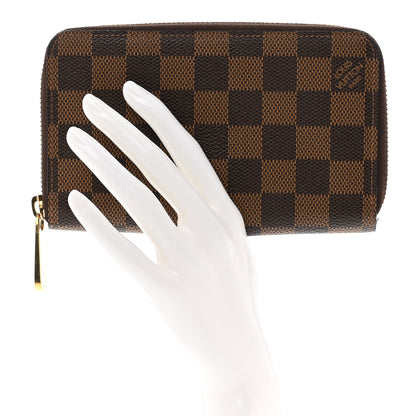 Louis Vuitton Damier Ebene Zippy Compact Wallet 2 of 6