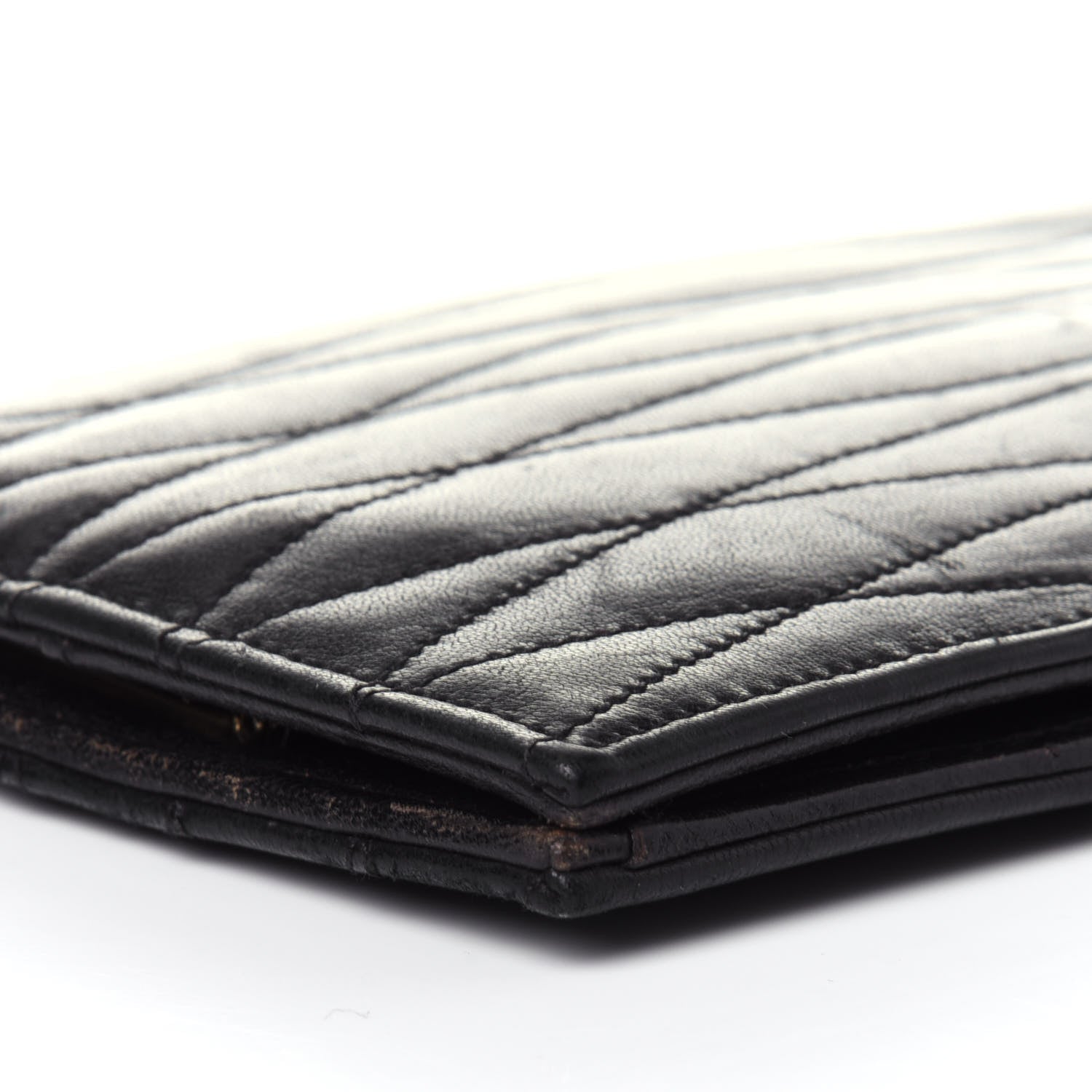 Chanel Lambskin Quilted CC Clutch Black 8 of 12