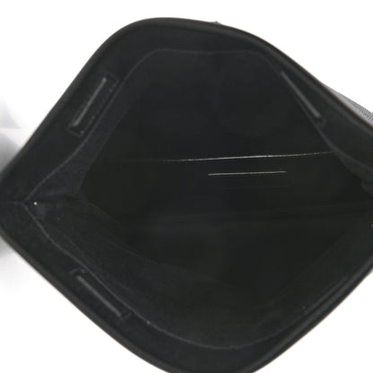 Saint Laurent Grain De Poudre West Hollywood Monogram Fold Over Clutch Black 5 of 7