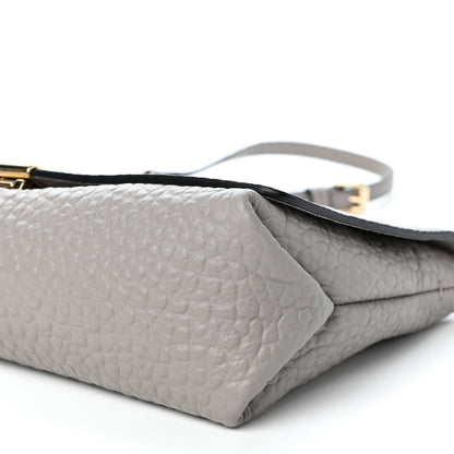 Burberry Signature Grain Medium Mildenhall Crossbody Bag Pale Grey 9 of 10