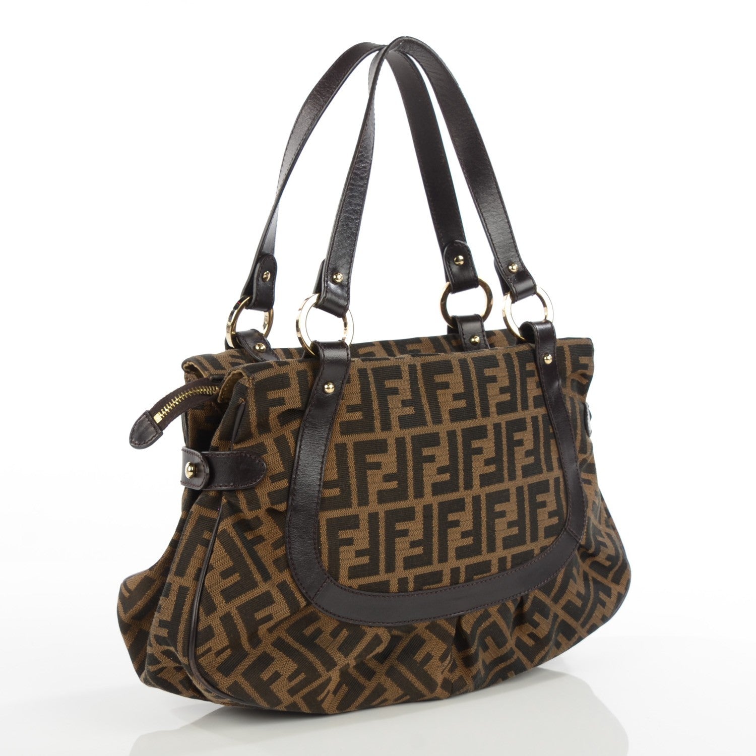 Fendi Zucca Medium Chef Shopper Tote Tobacco 5 of 11