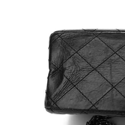 Chanel Aged Calfskin Quilted 2.55 Reissue 226 Flap Black 11 of 15