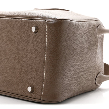 Hermes Taurillon Clemence Lindy 30 Etoupe 9 of 11