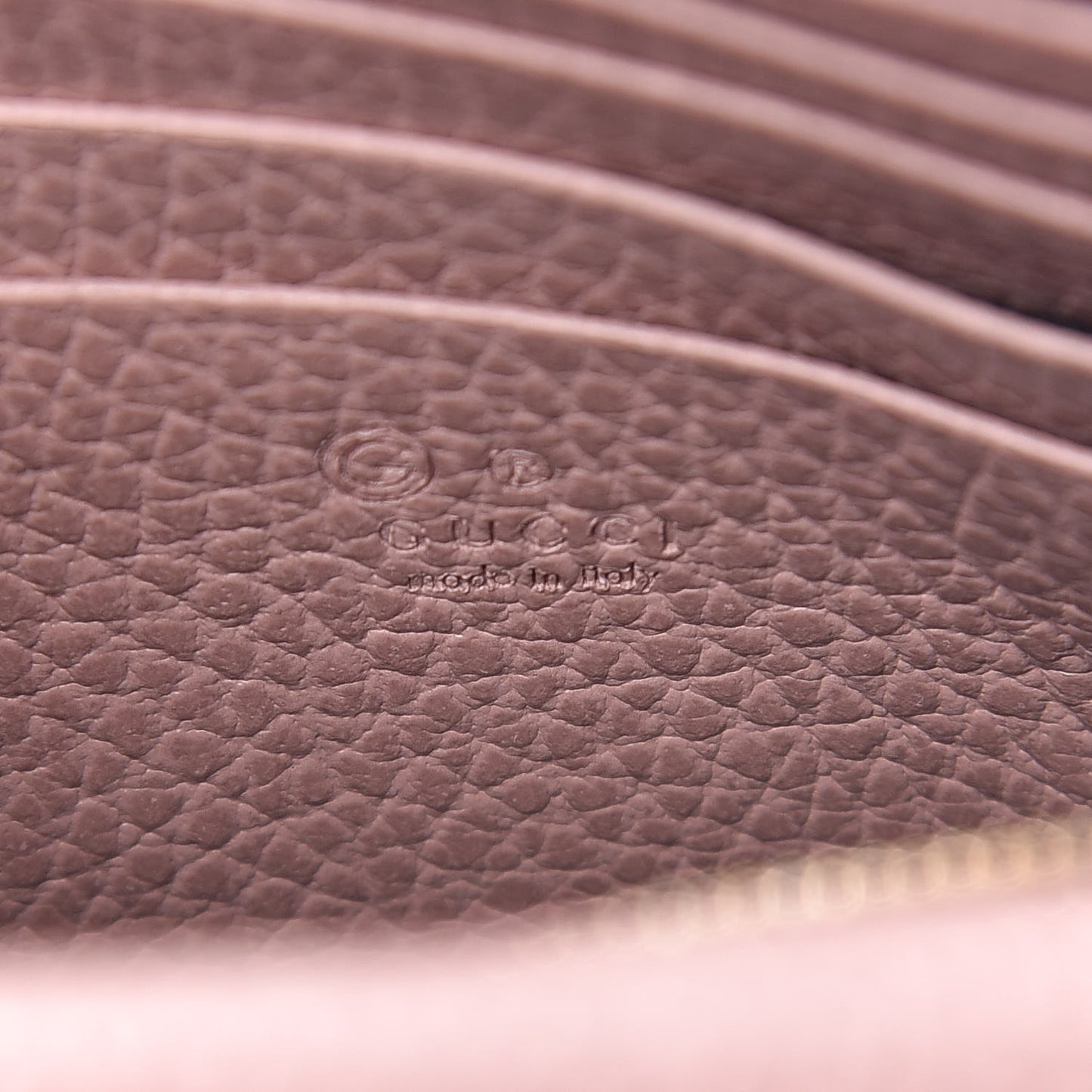 Dollar Calfskin Medium Betty Chain Wallet Soft Pink