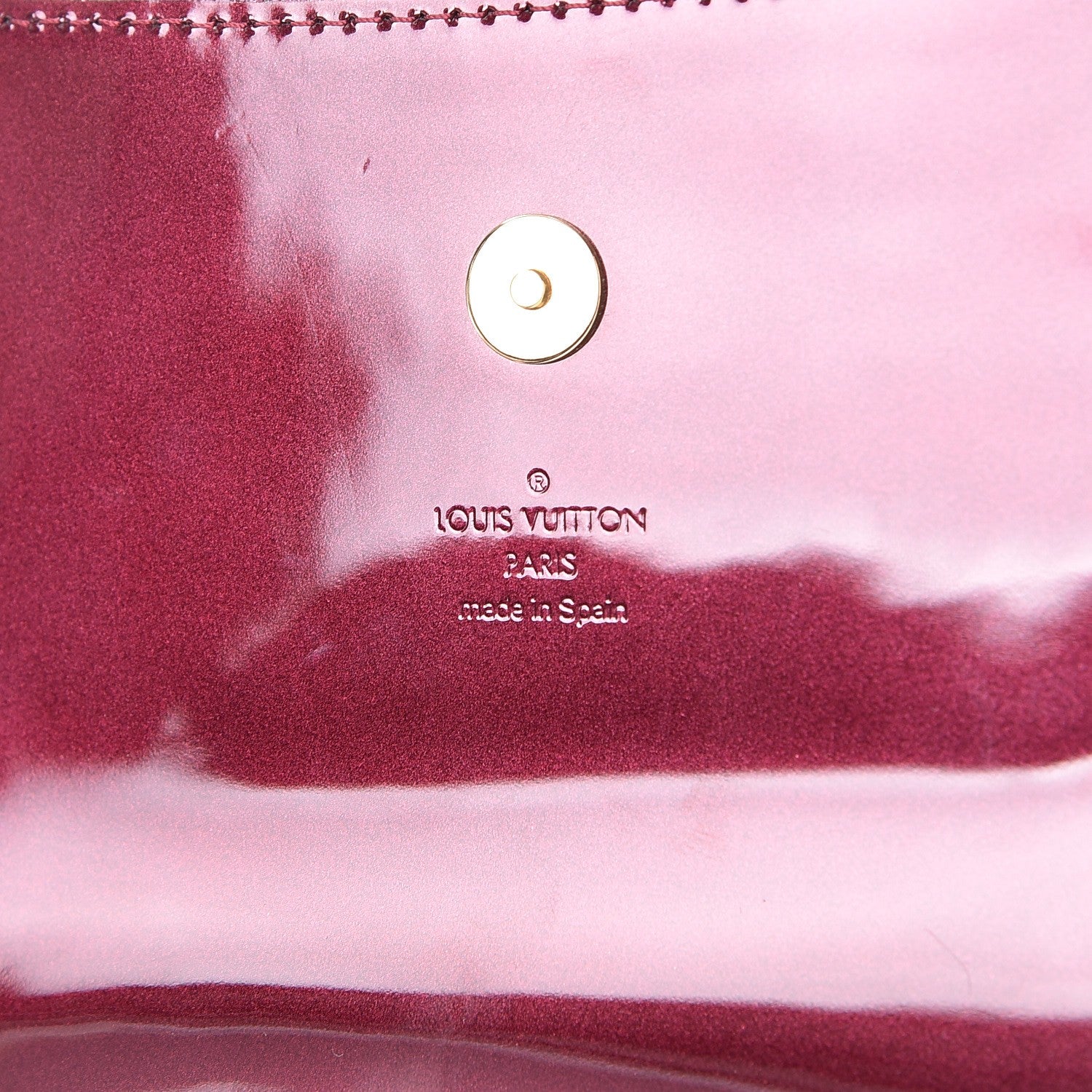 Louis Vuitton Patent Sobe Clutch Rouge Fauviste 6 of 11